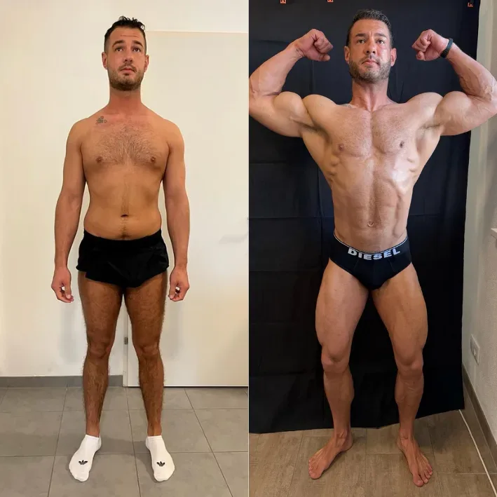 Vorher/Nachher Transformation — Team Madsen Klient